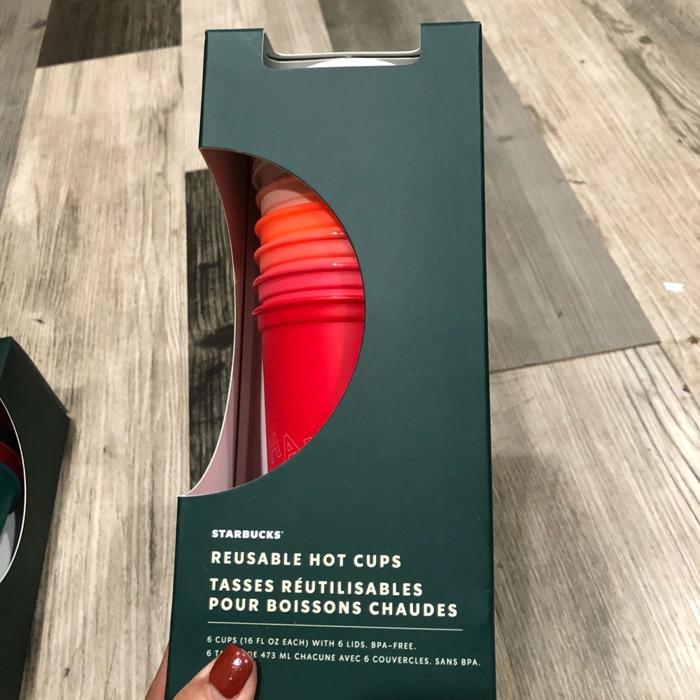 Starbucks 2019 Holiday Collection Hot Cups 6pk